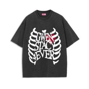 Copes NWT Graphic Skeleton Gwen Stacy Forever T-Shirt Large